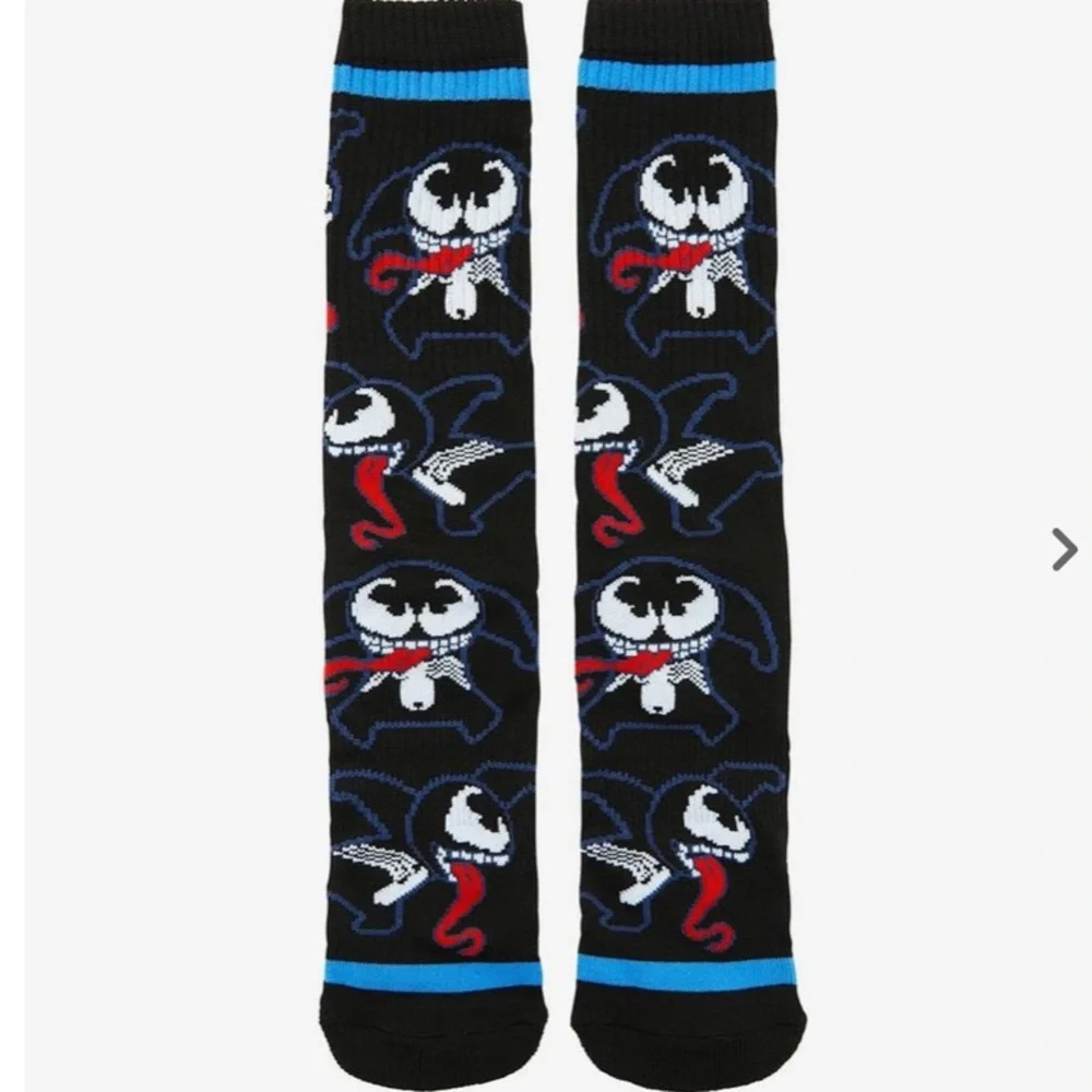 Marvel Venom‎ Chibi Allover Print Crew Socks - BoxLunch Exclusive